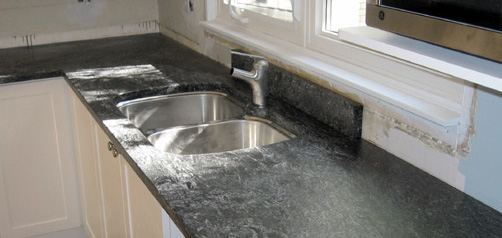 soapstone kitchen countertops installation
